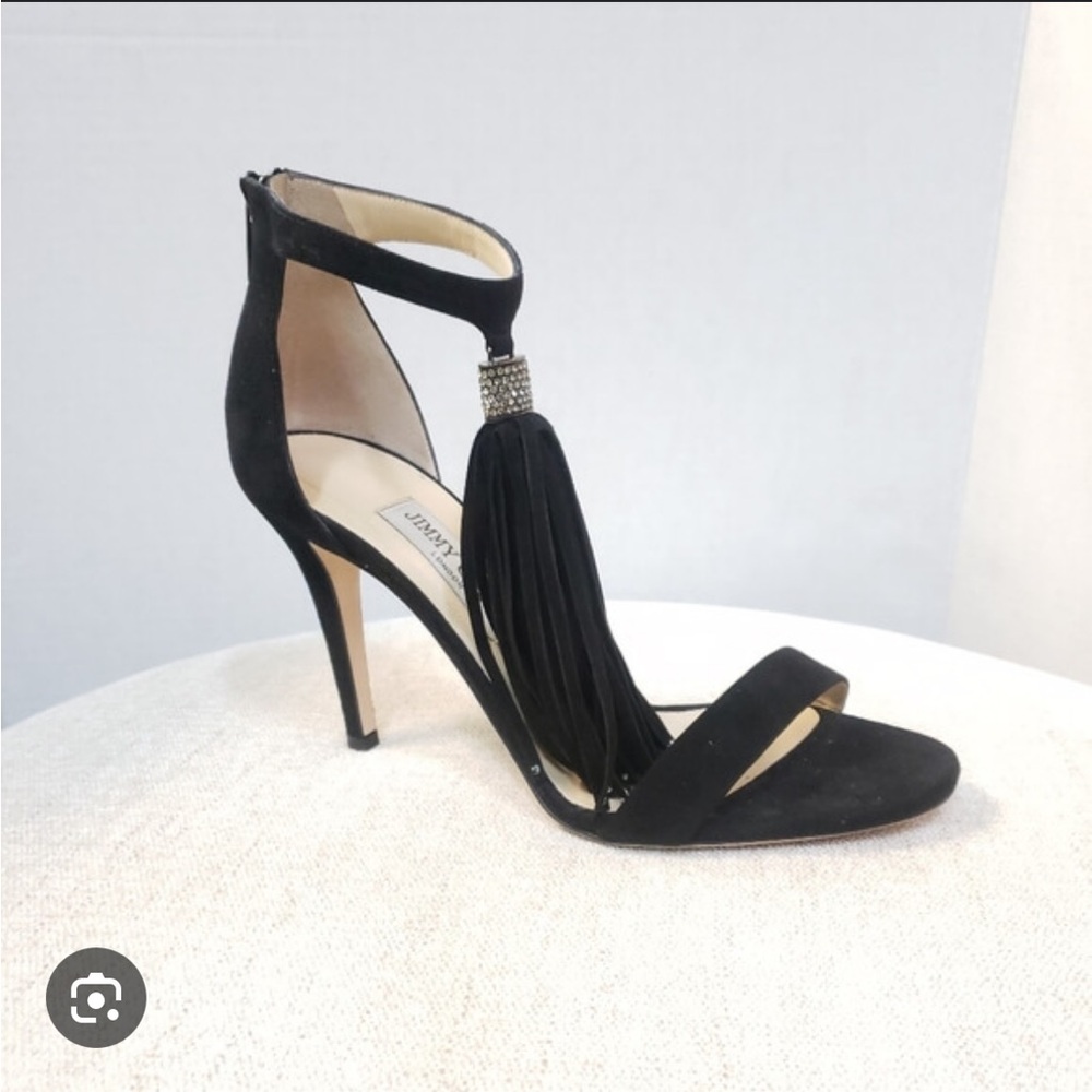 Jimmy Choo suede fringe stilletos